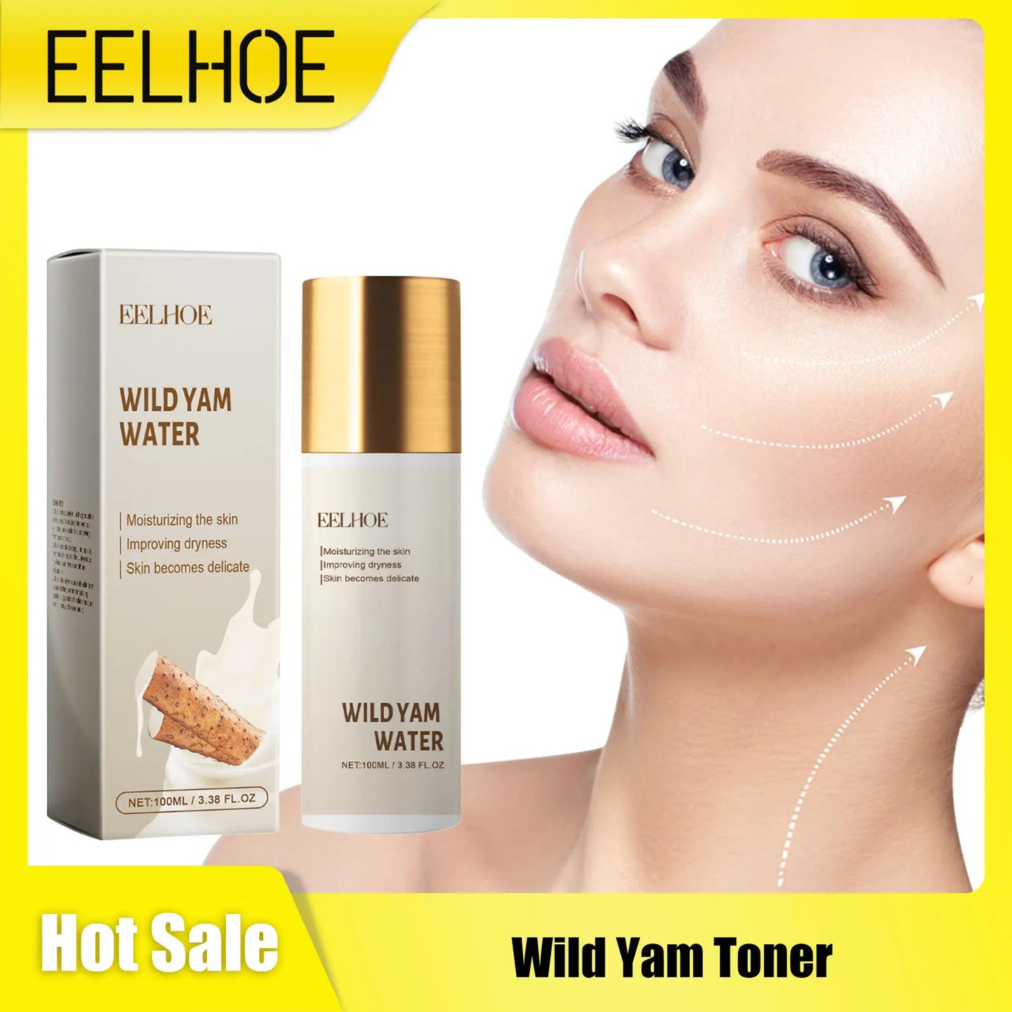 EELHOE Wild Yam Water Facial Toner – Deep Hydration & Skin Repair