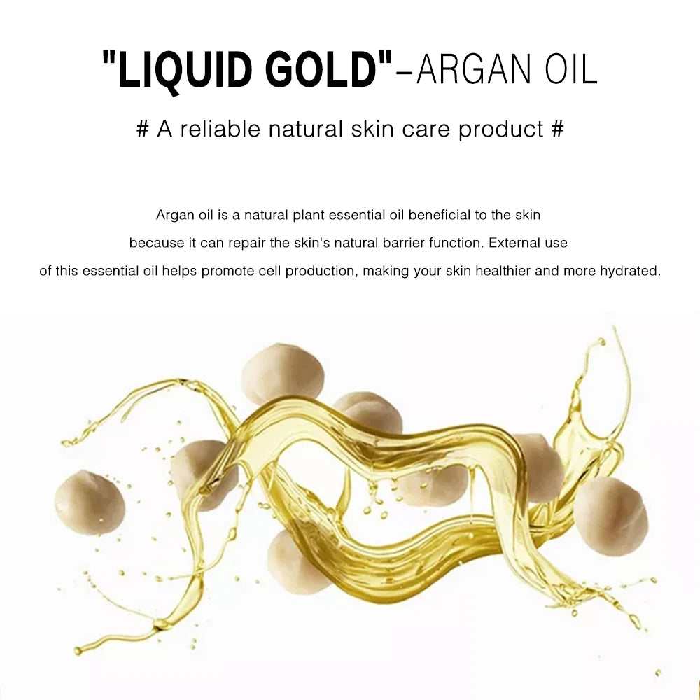 Organic Argan Oil – 100% Pure, Cold-Pressed & Virgin for Hair, Skin & Nails