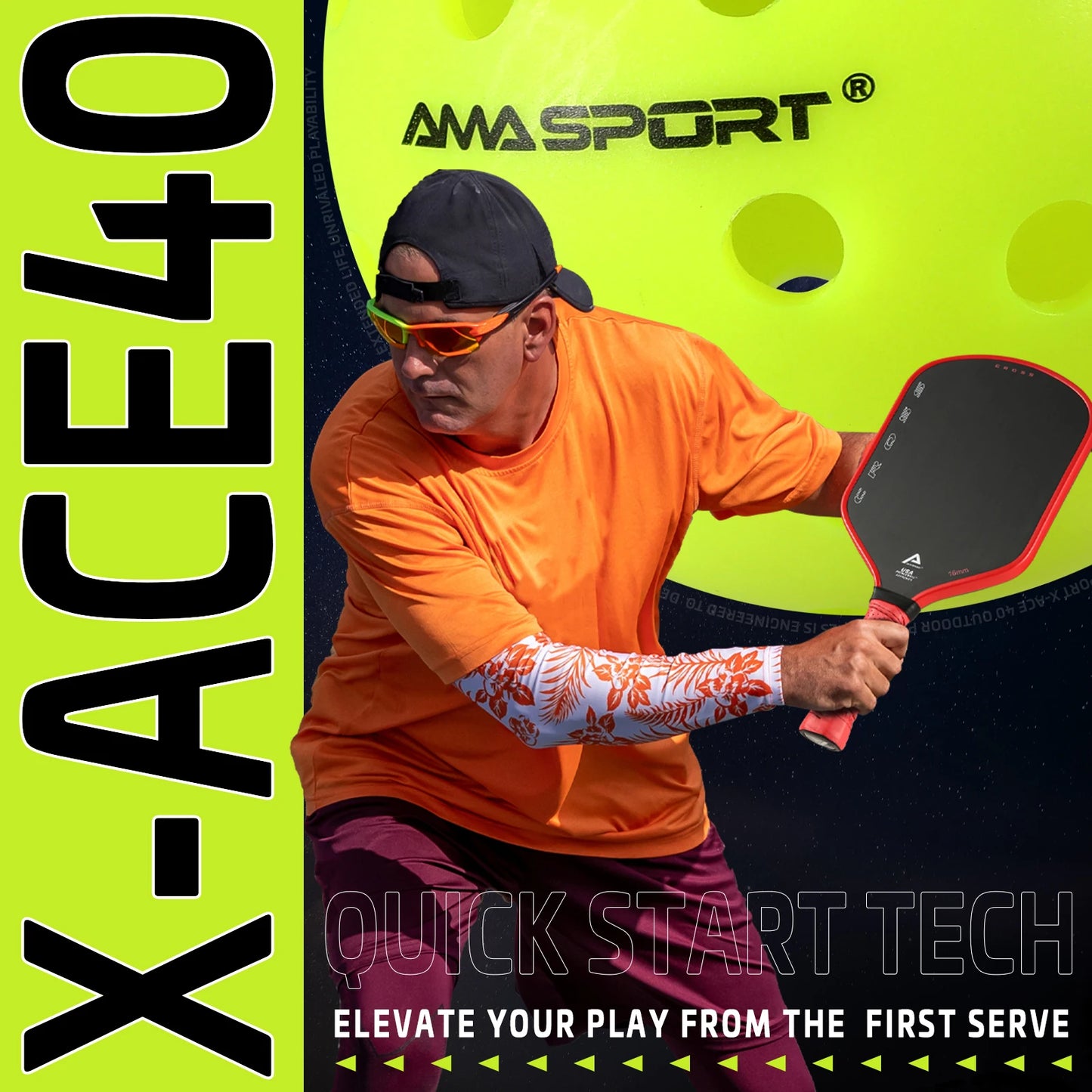 Haru Lite AMA Sport X-ACE Pickleballs