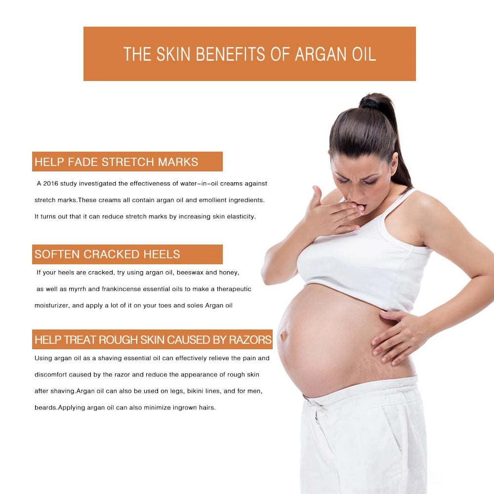 Organic Argan Oil – 100% Pure, Cold-Pressed & Virgin for Hair, Skin & Nails