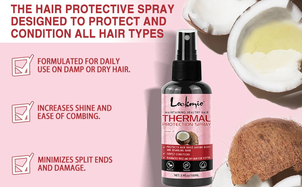 UV & Heat Protecting Hair Spray – Shield Your Hair from Heat & Sun Damage