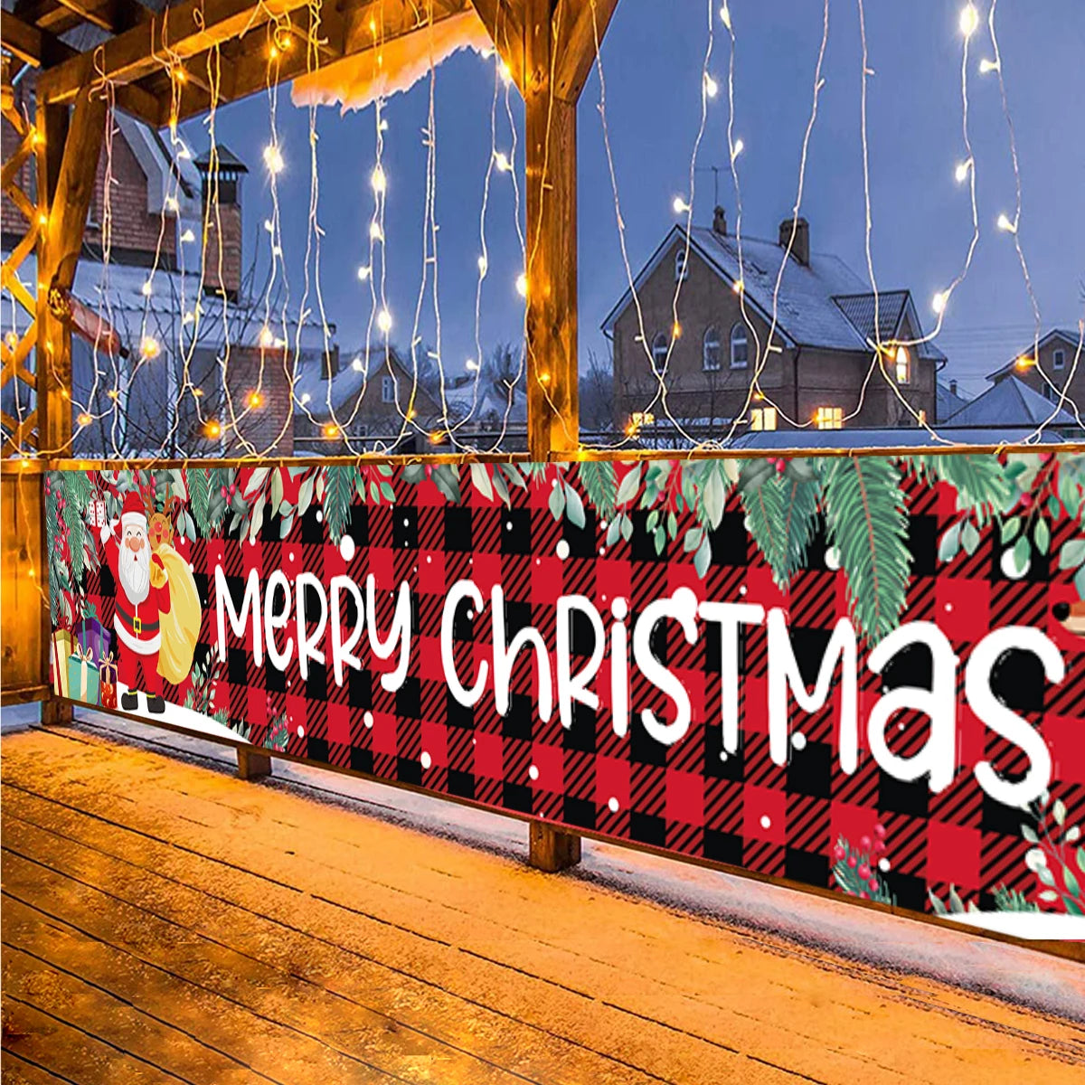 Merry Christmas Outdoor Banner