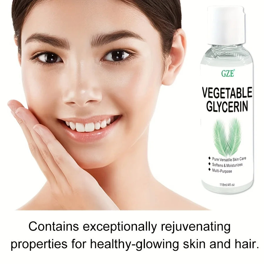 GZE Vegetable Glycerin – 100% Pure & Natural Moisturizer for Skin
