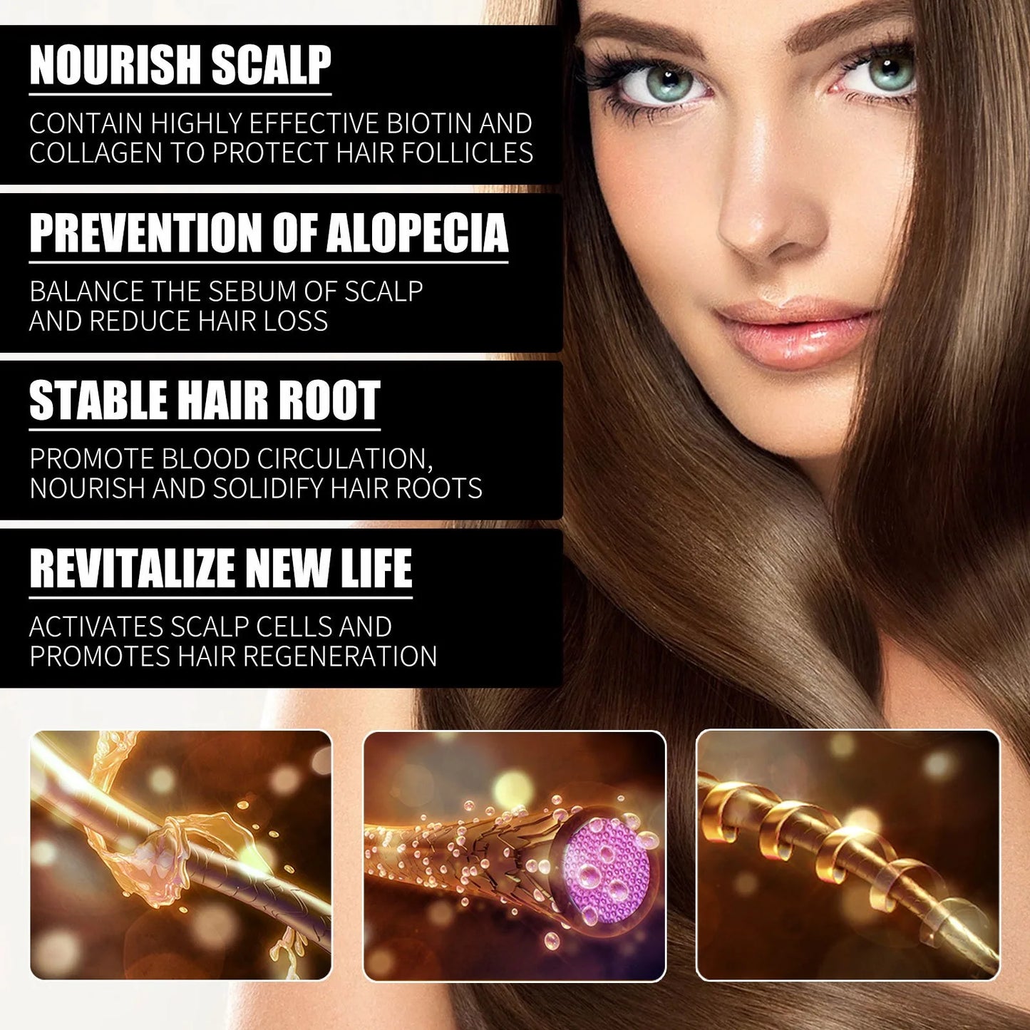 Collagen B7 Hair Oil | Moisturizes, Softens & Prevents Hair Loss
