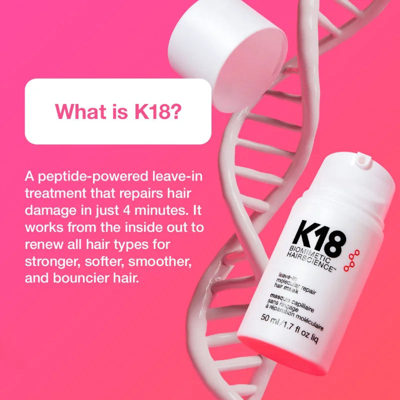 K18 Leave-In Molecular Repair Hair Mask – Intensive Bond Repair for Damaged Hair