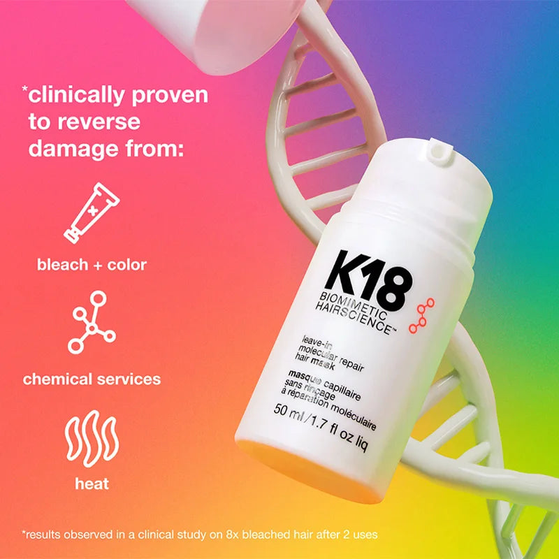 K18 Leave-In Molecular Repair Hair Mask – Intensive Bond Repair for Damaged Hair
