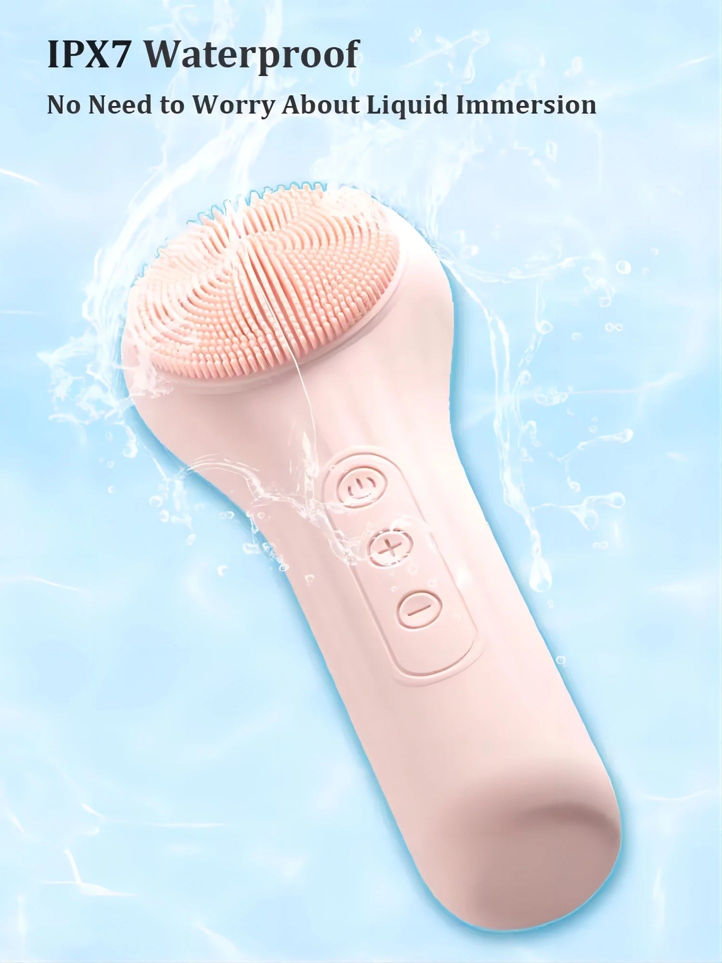 Sonic Facial Cleansing Brush – Rechargeable & Deep Cleansing for Radiant Skin