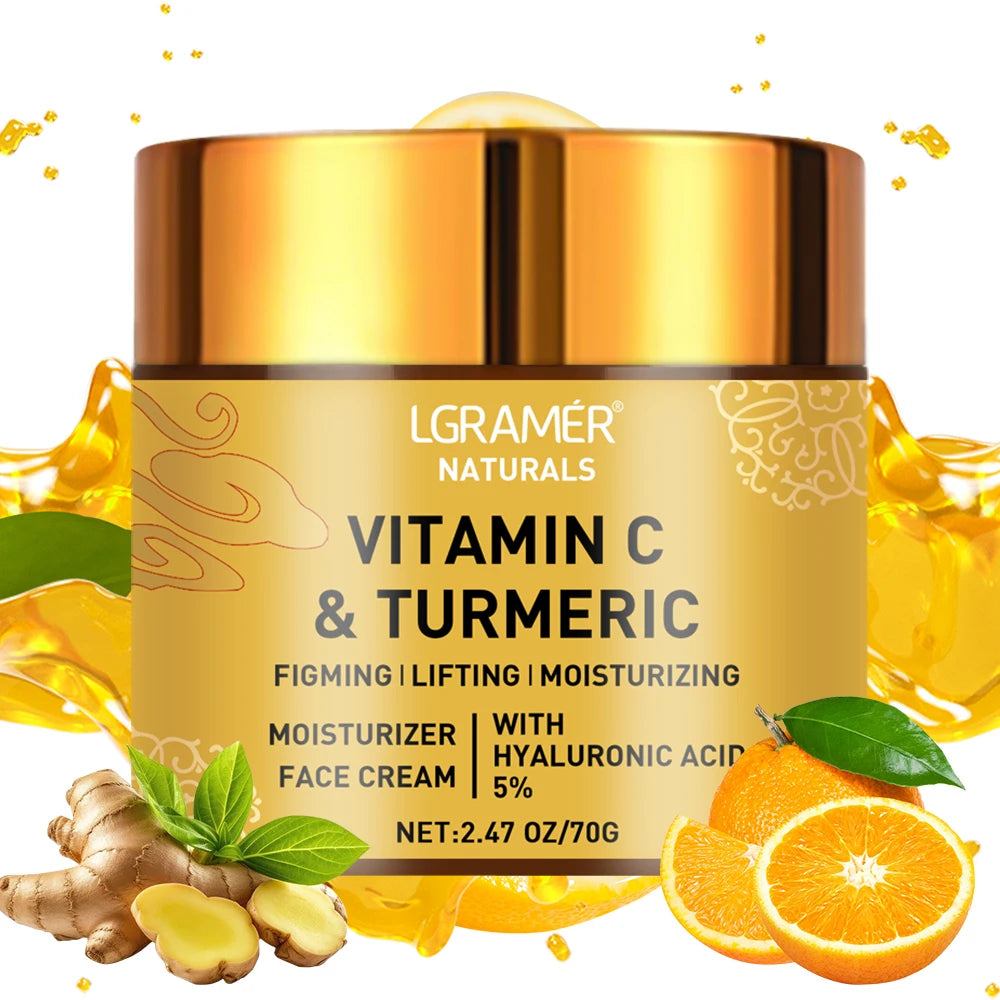 Turmeric & Vitamin C Face Cream – Brighten, Hydrate & Revitalize Your Skin