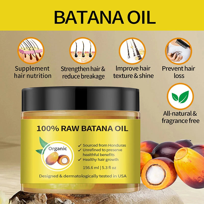 Organic Batana Oil – Hair Repair & Smoothing Conditioner for Stronger, Healthier Hair