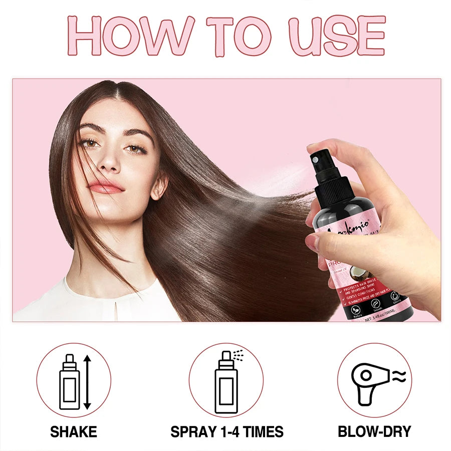 UV & Heat Protecting Hair Spray – Shield Your Hair from Heat & Sun Damage