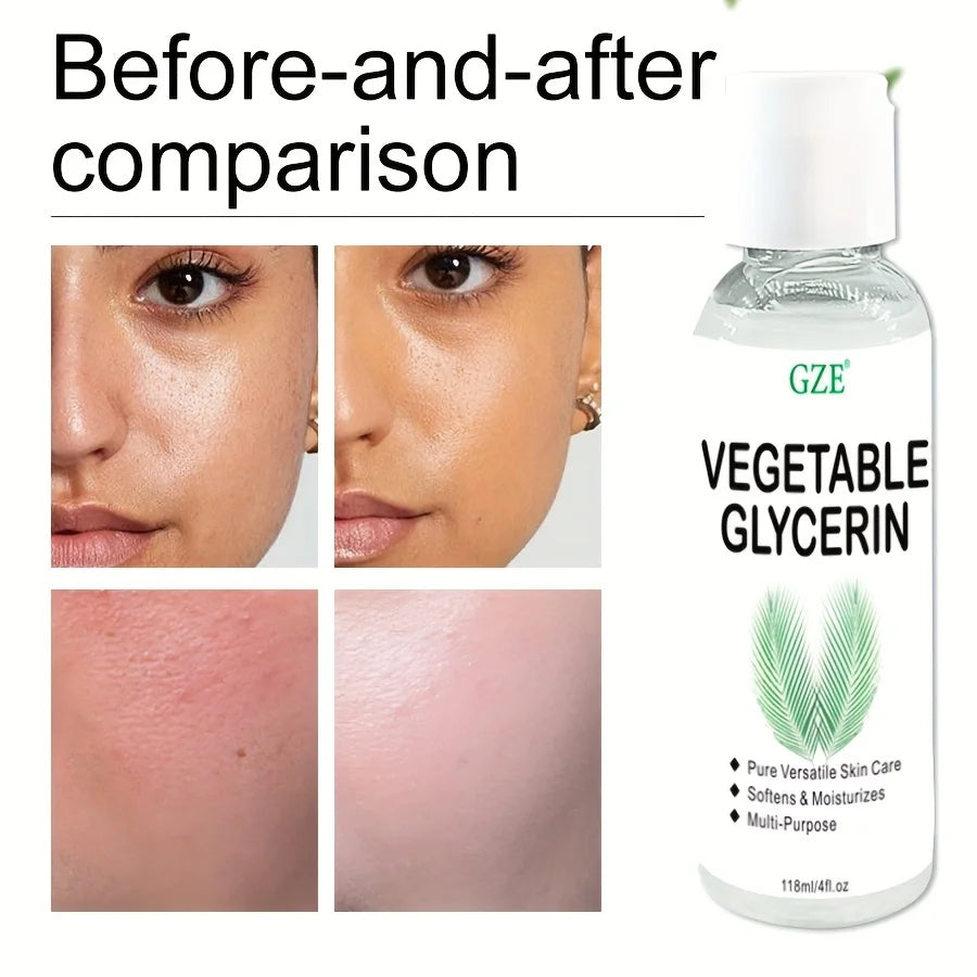 GZE Vegetable Glycerin – 100% Pure & Natural Moisturizer for Skin