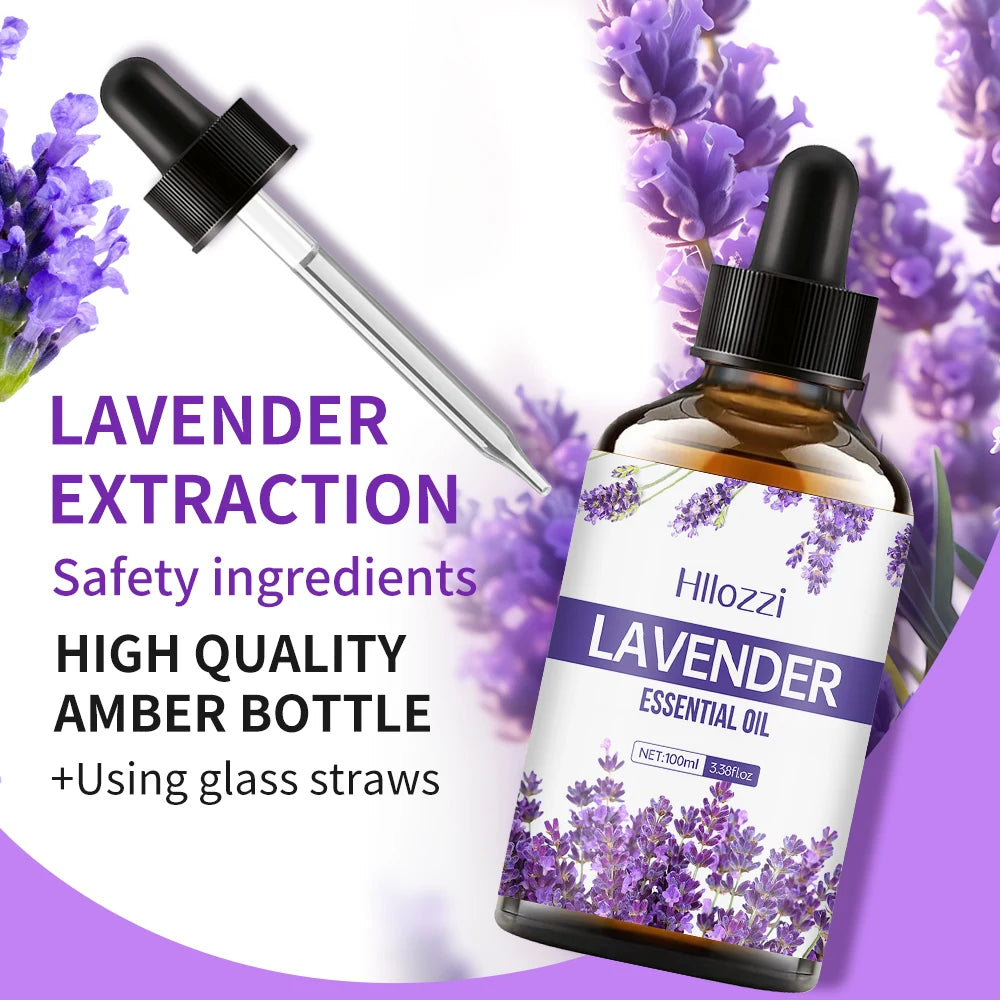 Organic Lavender Essential Oil – Pure & Moisturizing for Relaxation & Skin Care