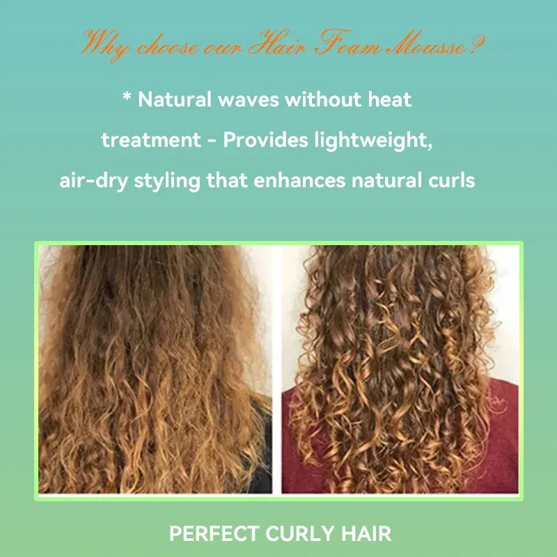 Olive Oil Hair Styling Mousse