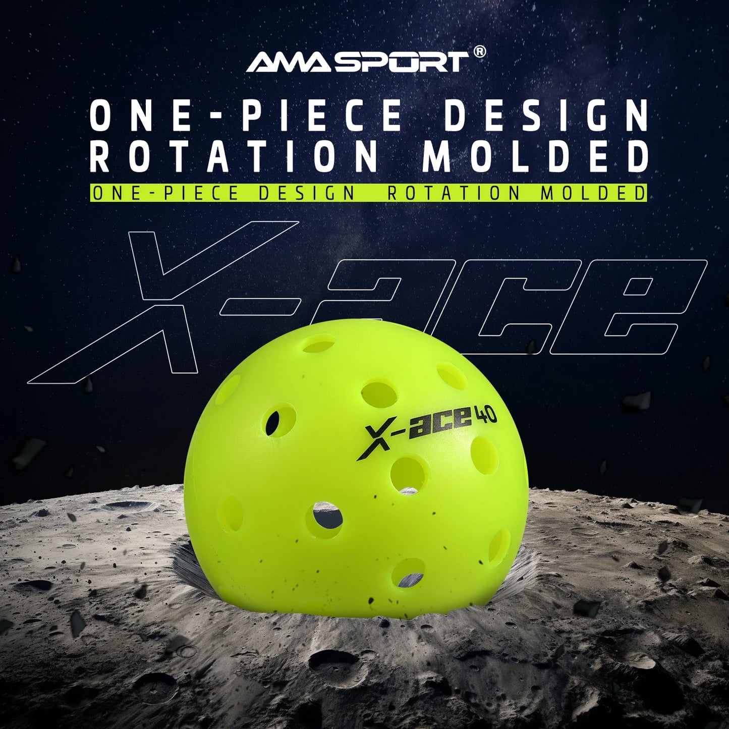 Haru Lite AMA Sport X-ACE Pickleballs