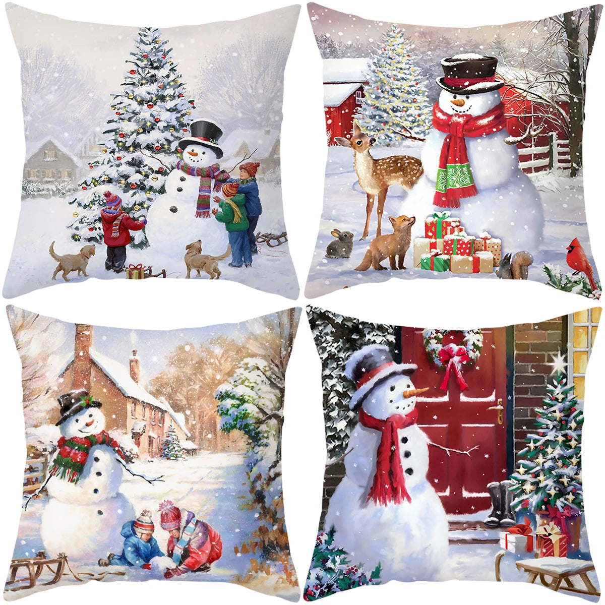 Stylish Christmas Cushion Covers | Festive Throw Pillows for Holiday Decor