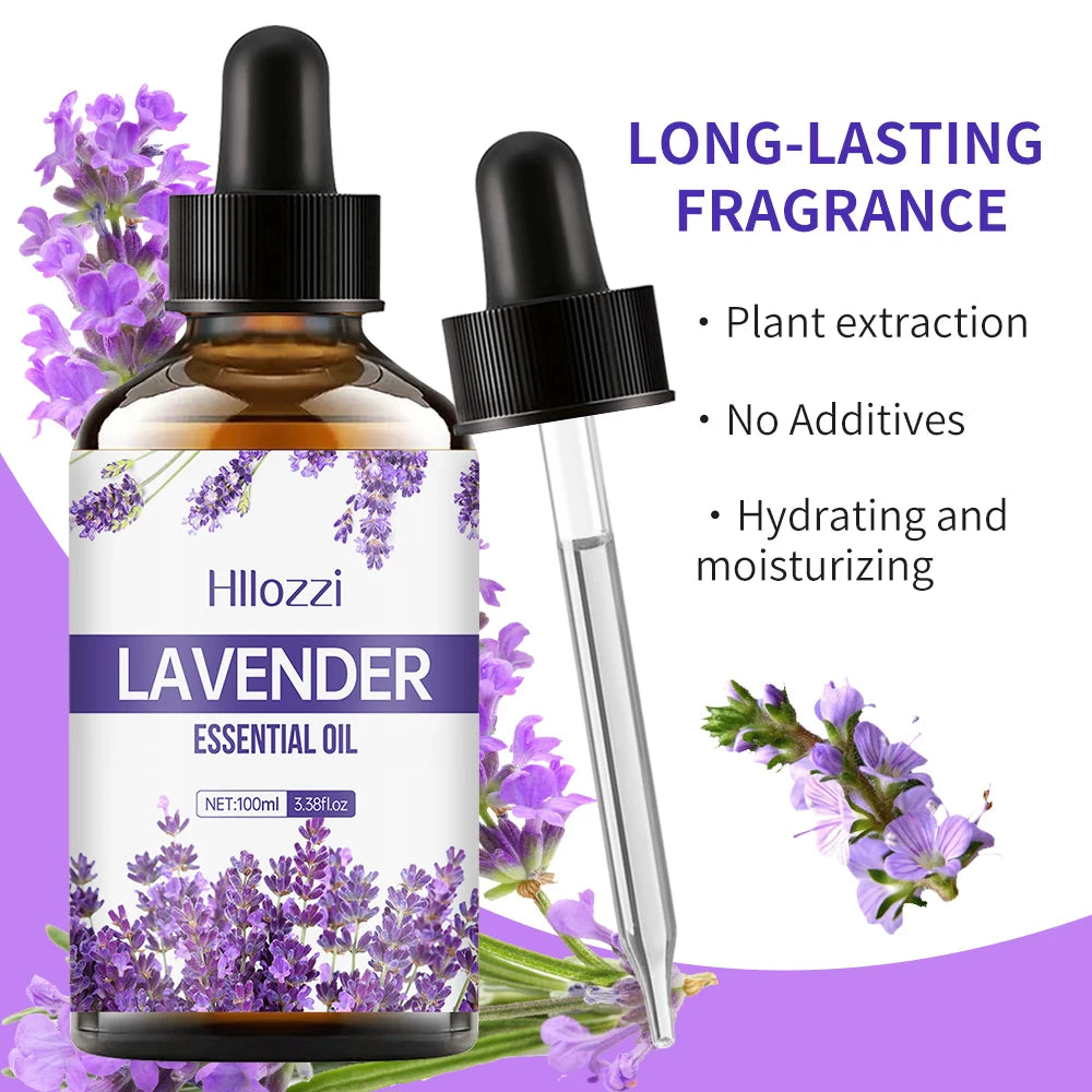 Organic Lavender Essential Oil – Pure & Moisturizing for Relaxation & Skin Care