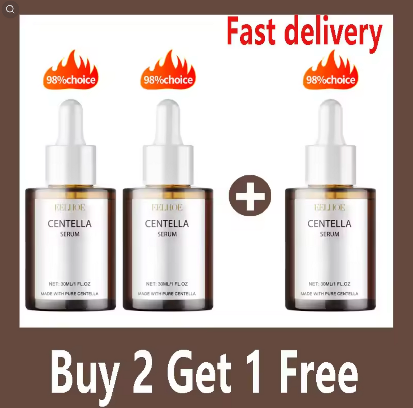 Centella Asiatica Face Serum – Brightening & Deep Moisturizing Formula