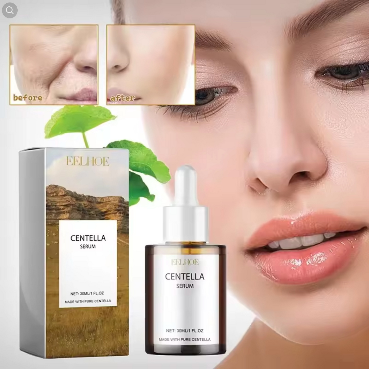 Centella Asiatica Face Serum – Brightening & Deep Moisturizing Formula