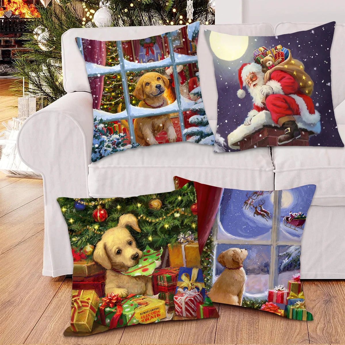 Stylish Christmas Cushion Covers | Festive Throw Pillows for Holiday Decor