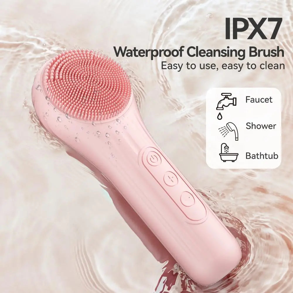 Sonic Facial Cleansing Brush – Rechargeable & Deep Cleansing for Radiant Skin