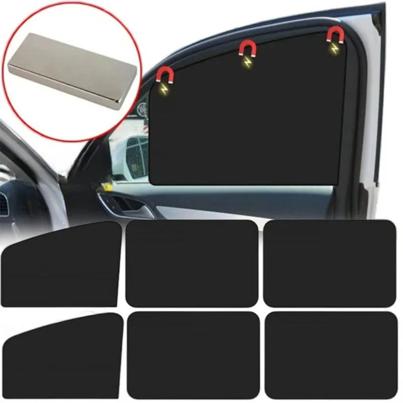 Magnetic Car Sunshade – Easy Install UV Protection for Car Windows