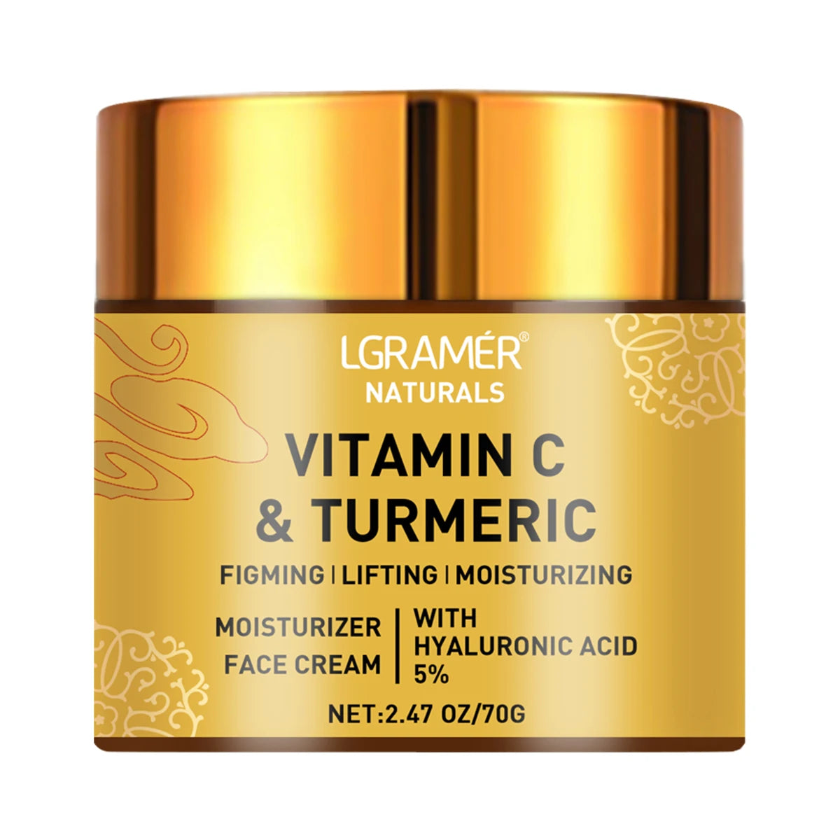 Turmeric & Vitamin C Face Cream – Brighten, Hydrate & Revitalize Your Skin