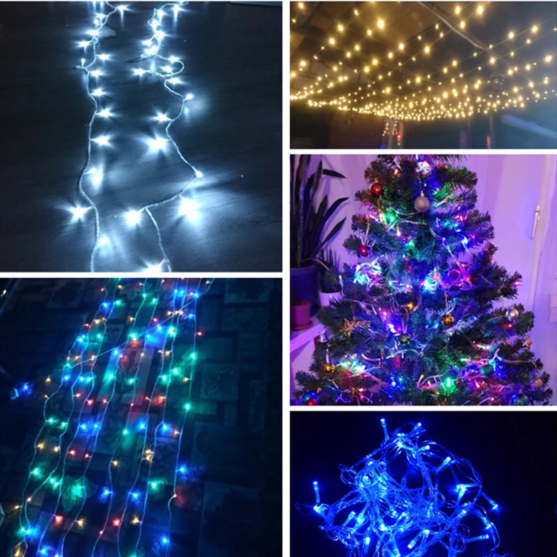 Christmas Led Lights String Fairy Light 8 Modes