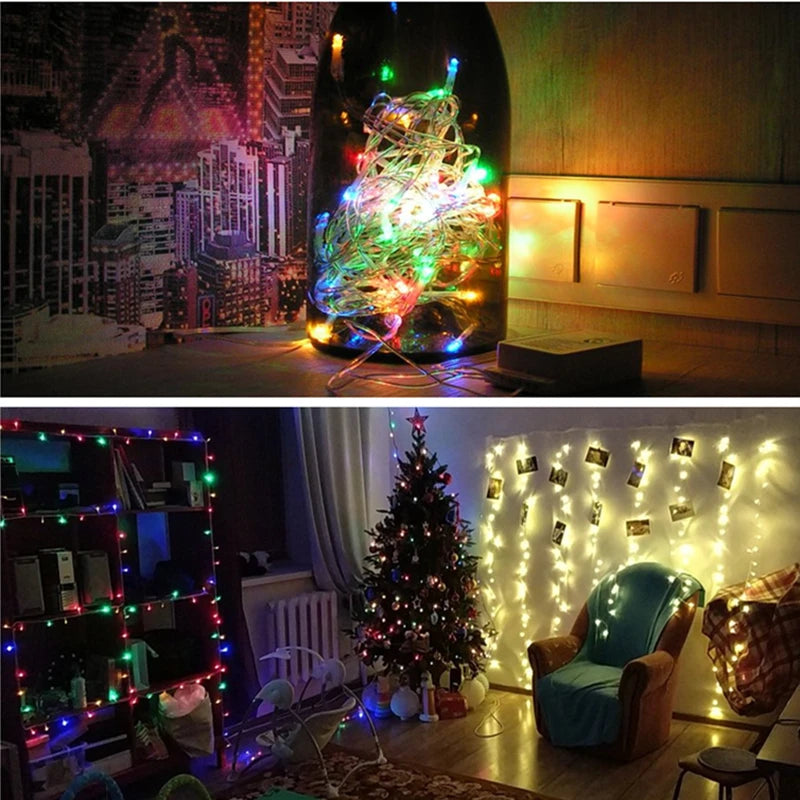 Christmas Led Lights String Fairy Light 8 Modes