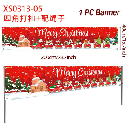 Merry Christmas Outdoor Banner