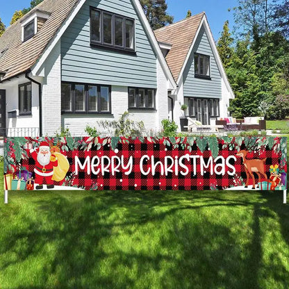 Merry Christmas Outdoor Banner