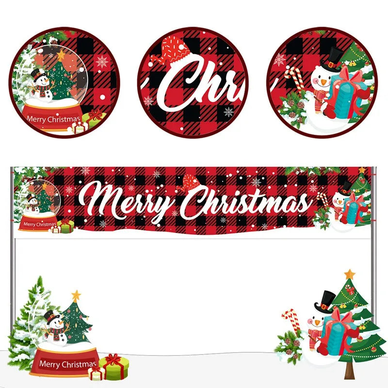 Merry Christmas Outdoor Banner