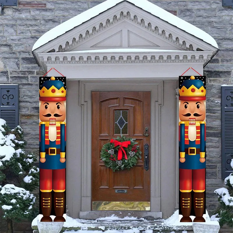 Merry Christmas Door Banner Decoration