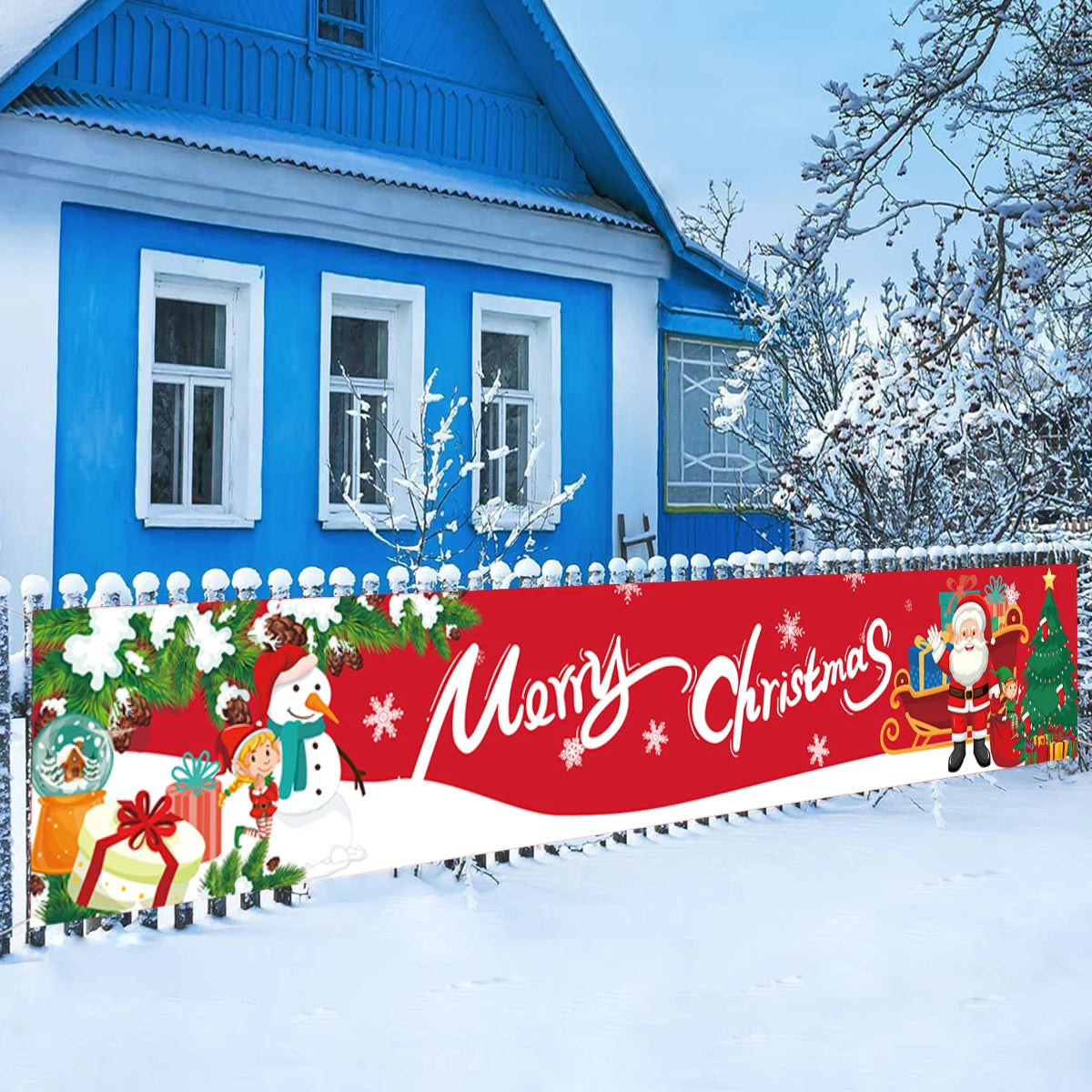 Merry Christmas Outdoor Banner