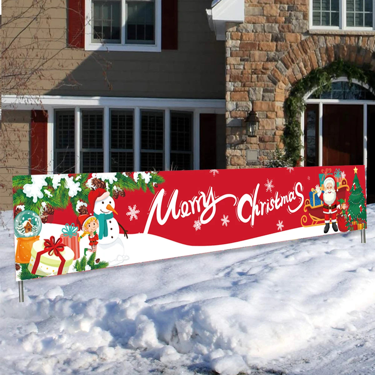 Merry Christmas Outdoor Banner