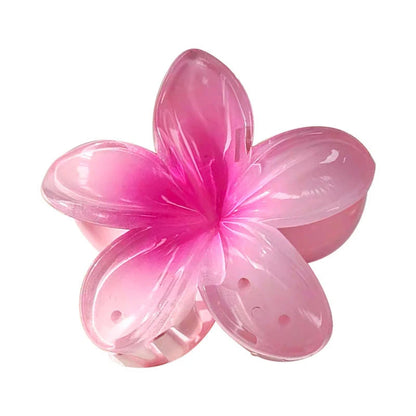 Acrylic Flower Hair Clips (8cm)