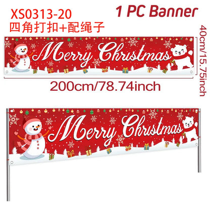 Merry Christmas Outdoor Banner