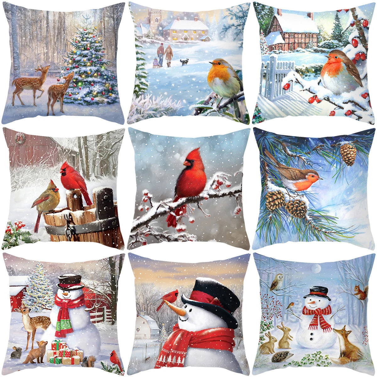 Stylish Christmas Cushion Covers | Festive Throw Pillows for Holiday Decor