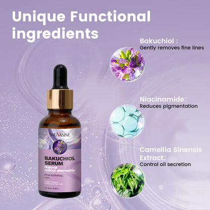 Bakuchiol Serum – Retinol Alternative with Hyaluronic Acid for Firm, Hydrated Skin