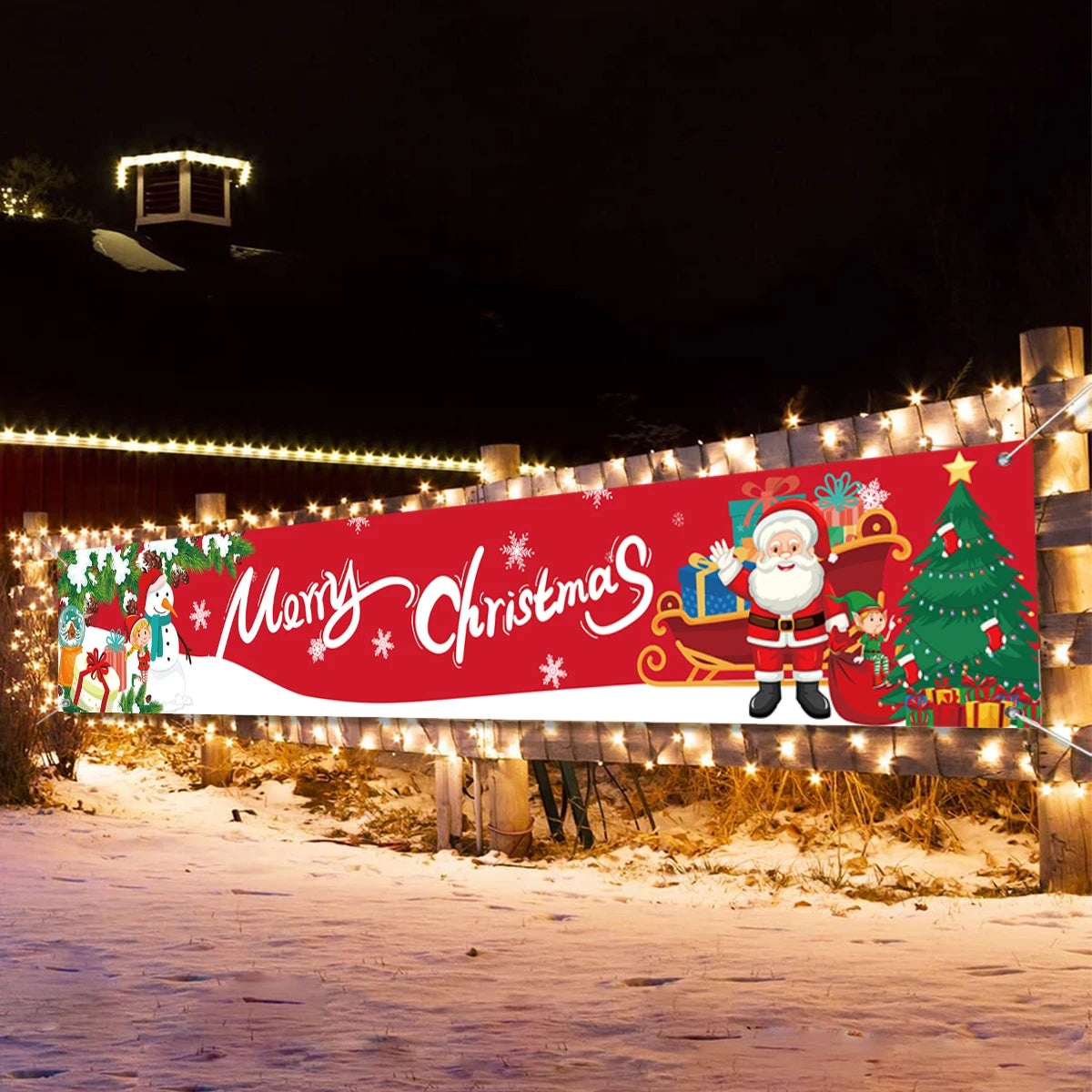 Merry Christmas Outdoor Banner