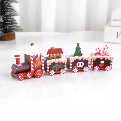 Christmas Wooden Train | Handcrafted Festive Holiday Decoration