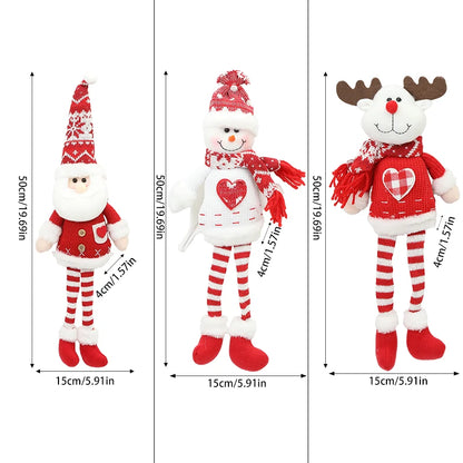 Christmas Curtain Buckle | Santa Claus & Snowman Festive Tiebacks