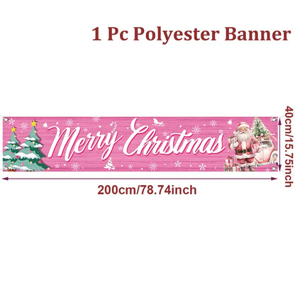 Merry Christmas Outdoor Banner