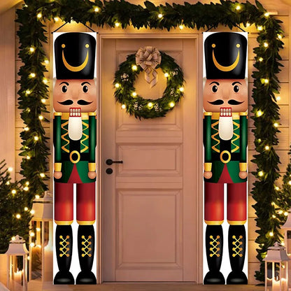 Merry Christmas Door Banner Decoration