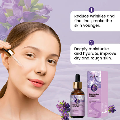 Bakuchiol Serum – Retinol Alternative with Hyaluronic Acid for Firm, Hydrated Skin