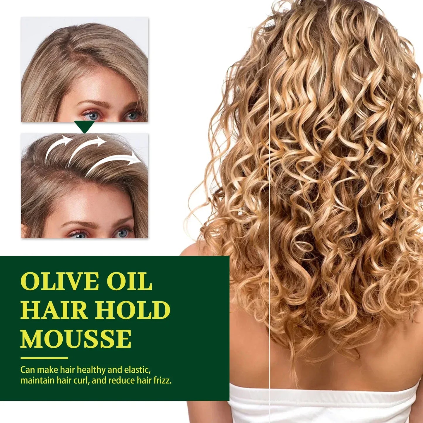 Olive Oil Hair Styling Mousse