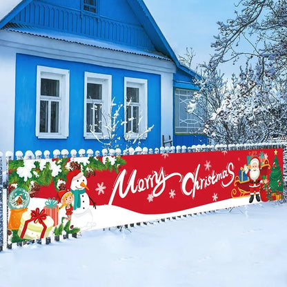 Merry Christmas Outdoor Banner