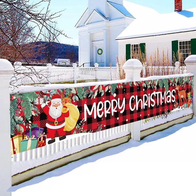 Merry Christmas Outdoor Banner