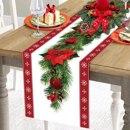 Christmas Table Runner Merry Christmas Decoration for Home Table