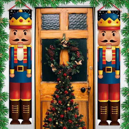 Merry Christmas Door Banner Decoration