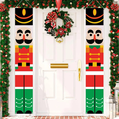 Merry Christmas Door Banner Decoration